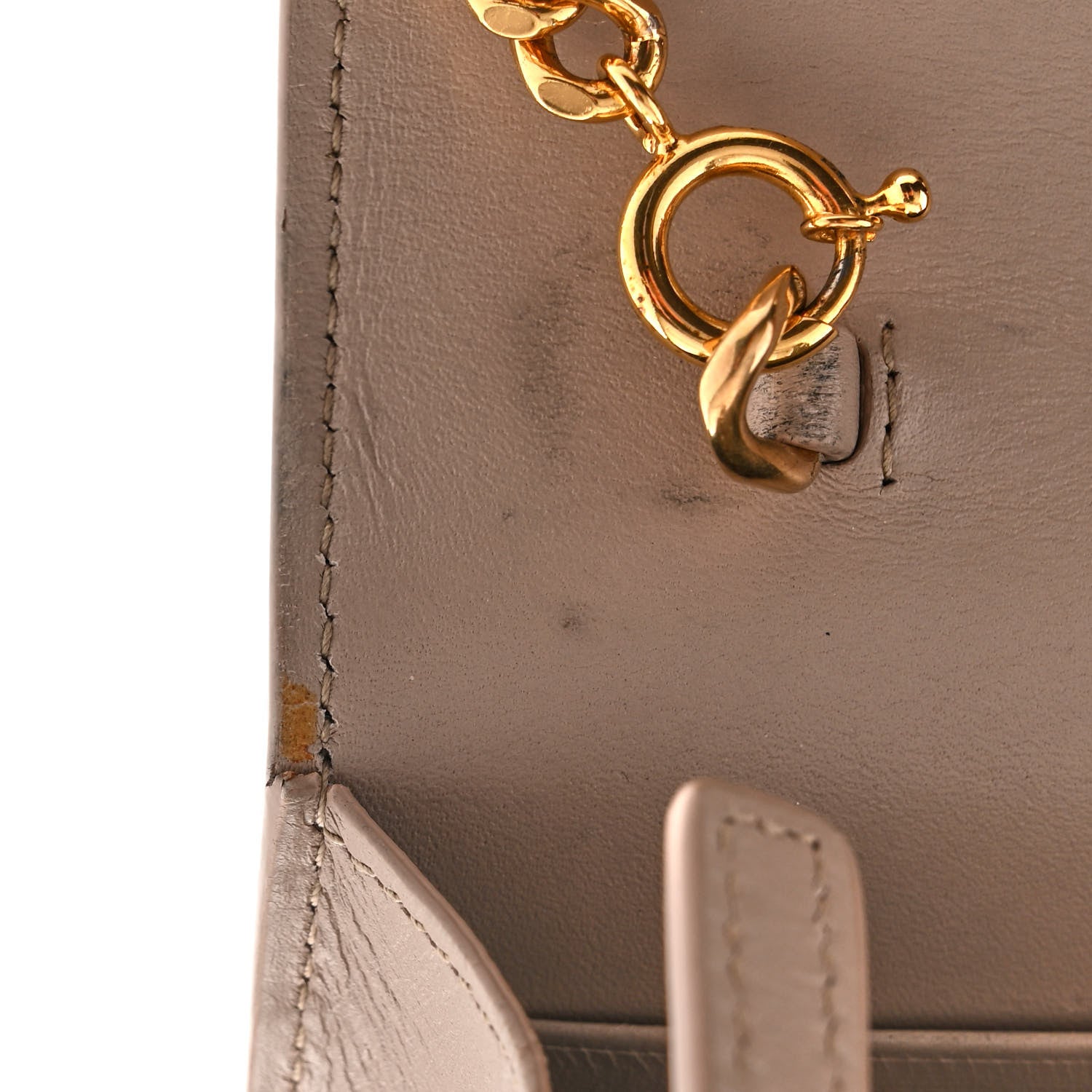 Saint Laurent Smooth Calfskin Classic Monogram Kate Tassel Chain Wallet 13 of 15