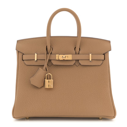 Hermes Togo Birkin 25 Biscuit 1 of 11