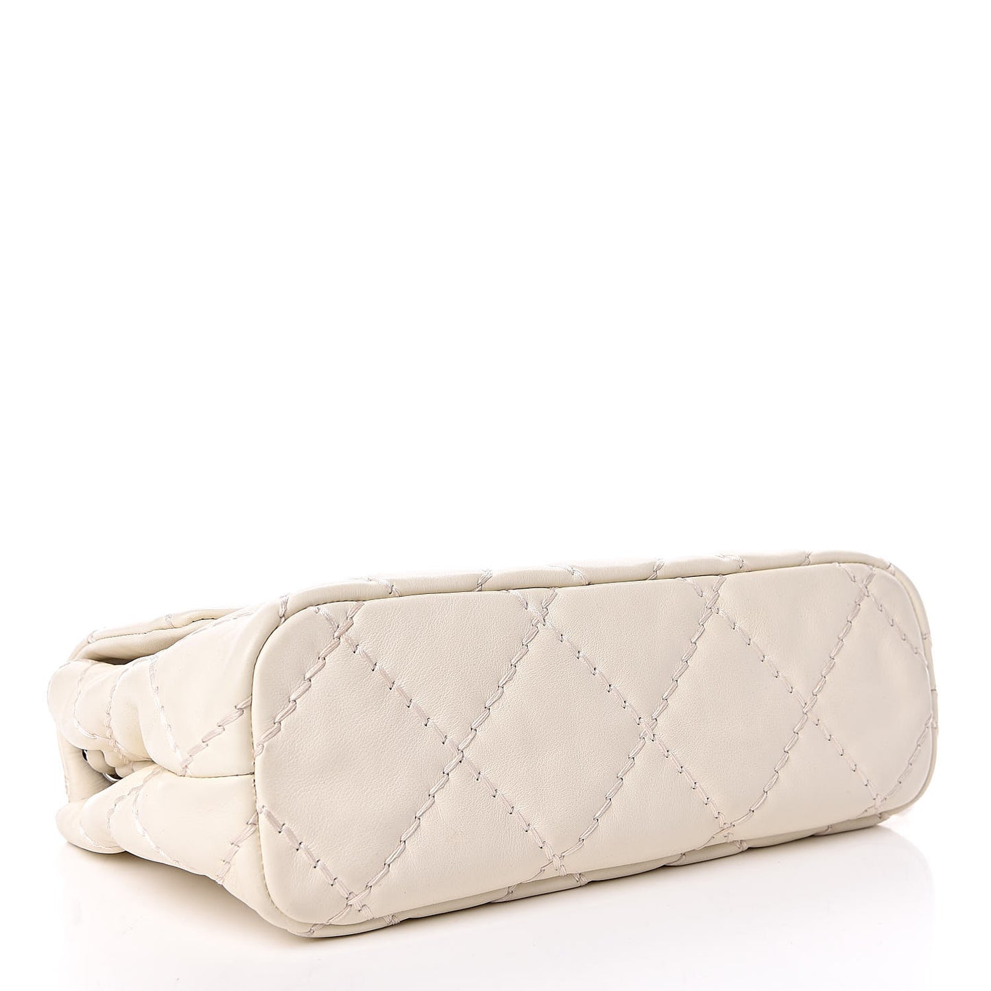 Calfskin Ultimate Stitch Flap White