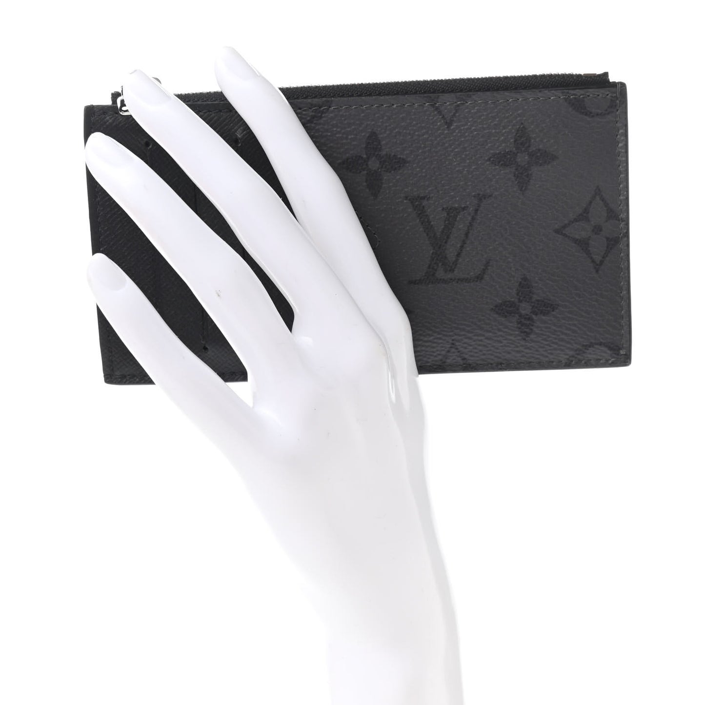 Reverse Monogram Eclipse Taiga Coin Card Holder