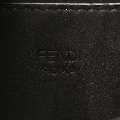 Fendi Fabric Jacquard Vitello Cher Cuoio FF 1974 Medium Fendi C'mon Tobacco Moro Ebano 6 of 9