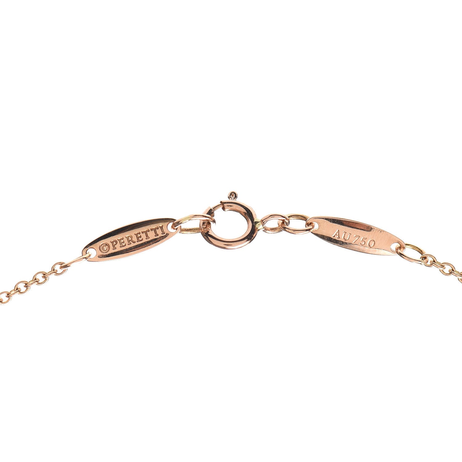 Tiffany 18K Rose Gold Diamond .17ct Elsa Peretti Diamonds by the Yard Heart Pendant Necklace 5 of 5