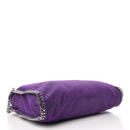 Stella McCartney Shaggy Deer Small Falabella Fold Over Tote Bright Purple 5 of 10