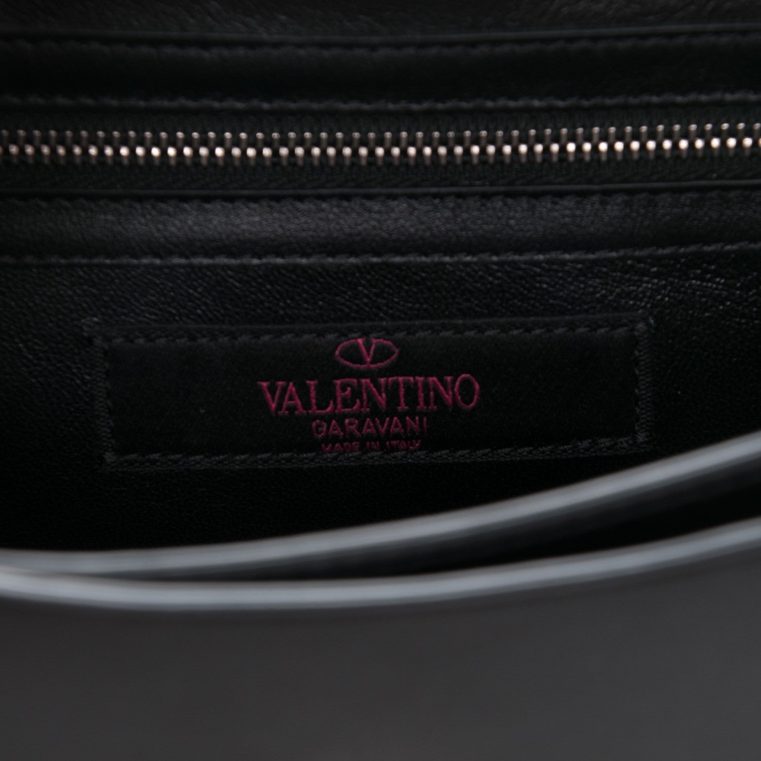 Valentino Garavani Vitello Loveblade Embellished Chain Flap Bag Black Multicolor 6 of 6