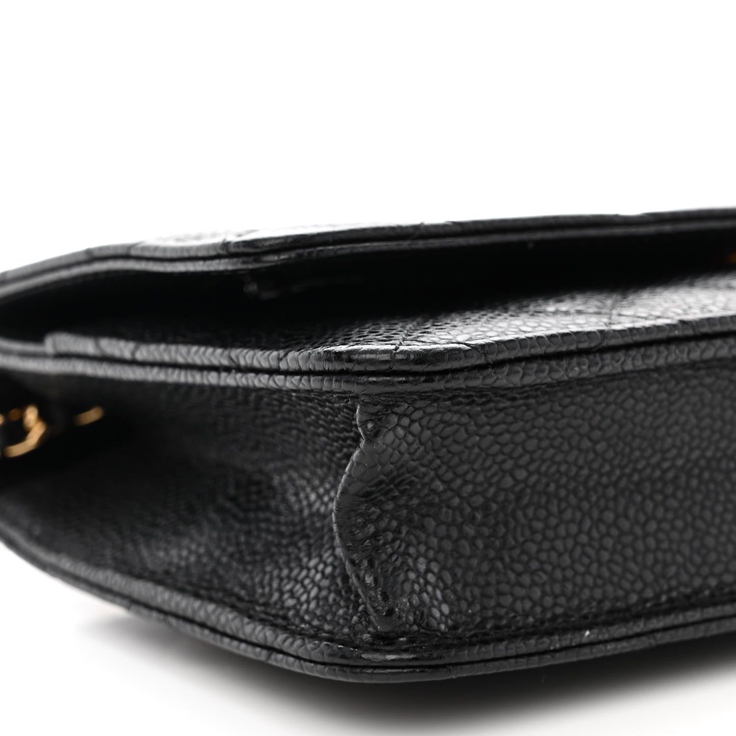Chanel Caviar Quilted Wallet on Chain WOC Black 10 of 12