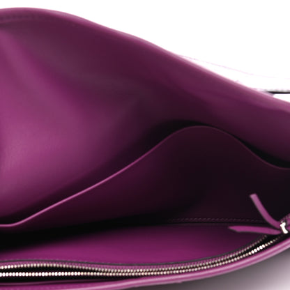 Hermes Swift Shiny Alligator Jige Duo Touch Clutch Anemone 5 of 10