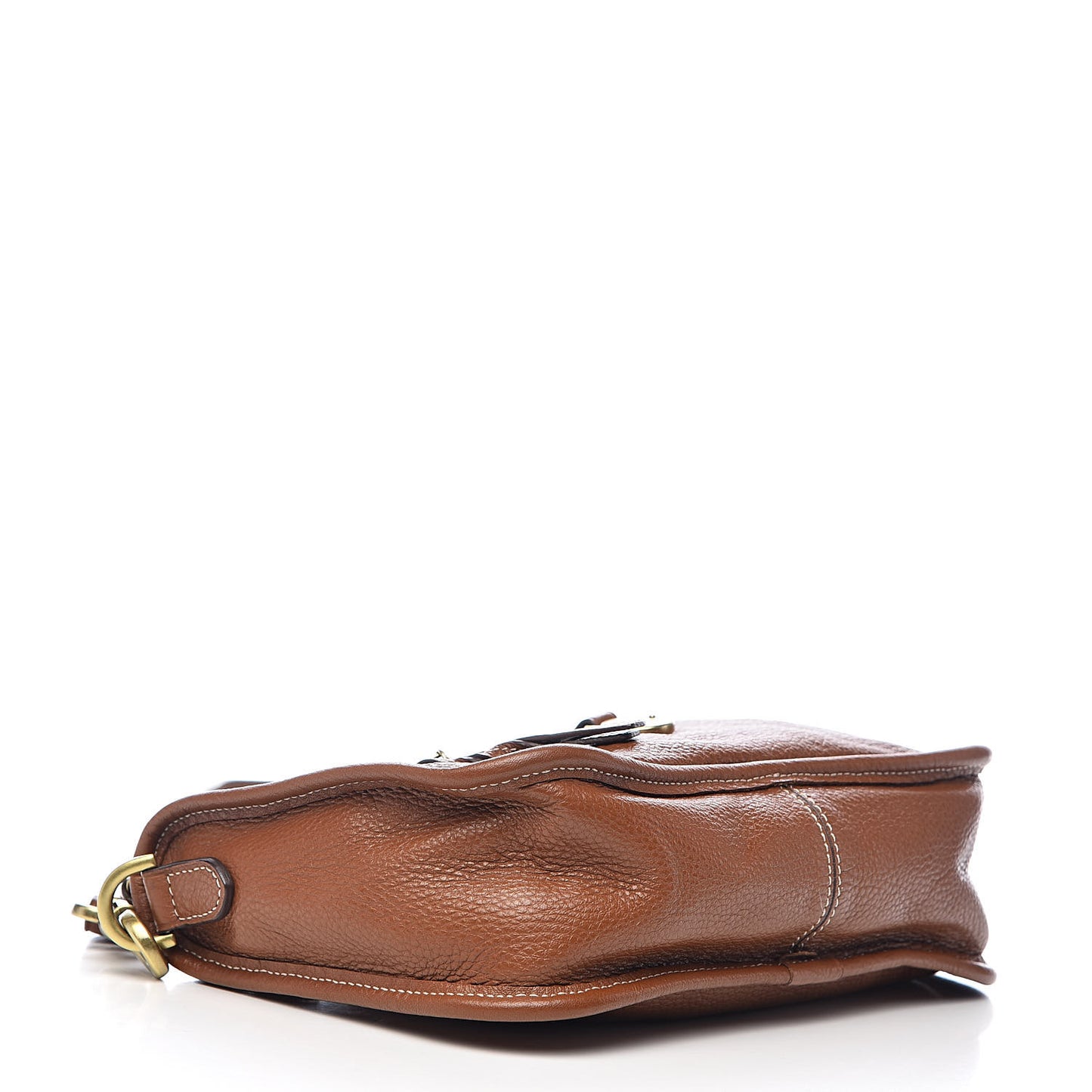 Pebbled Calfskin Somerset Satchel Oak