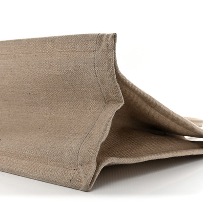 Saint Laurent Linen Calfskin Small Rive Gauche Tote Beige Sea Salt 10 of 17