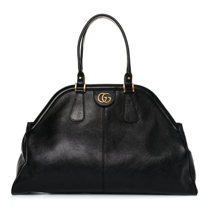 Gucci Calfskin Large Re(Belle) Top Handle Bag Black 1 of 15