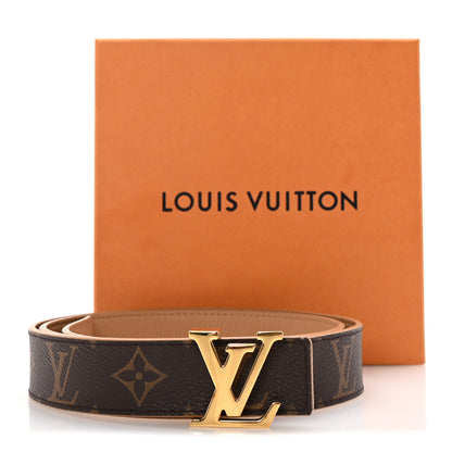 Louis Vuitton Calfskin Monogram 30mm LV Initiales Reversible Belt 90 36 Arizona 6 of 6