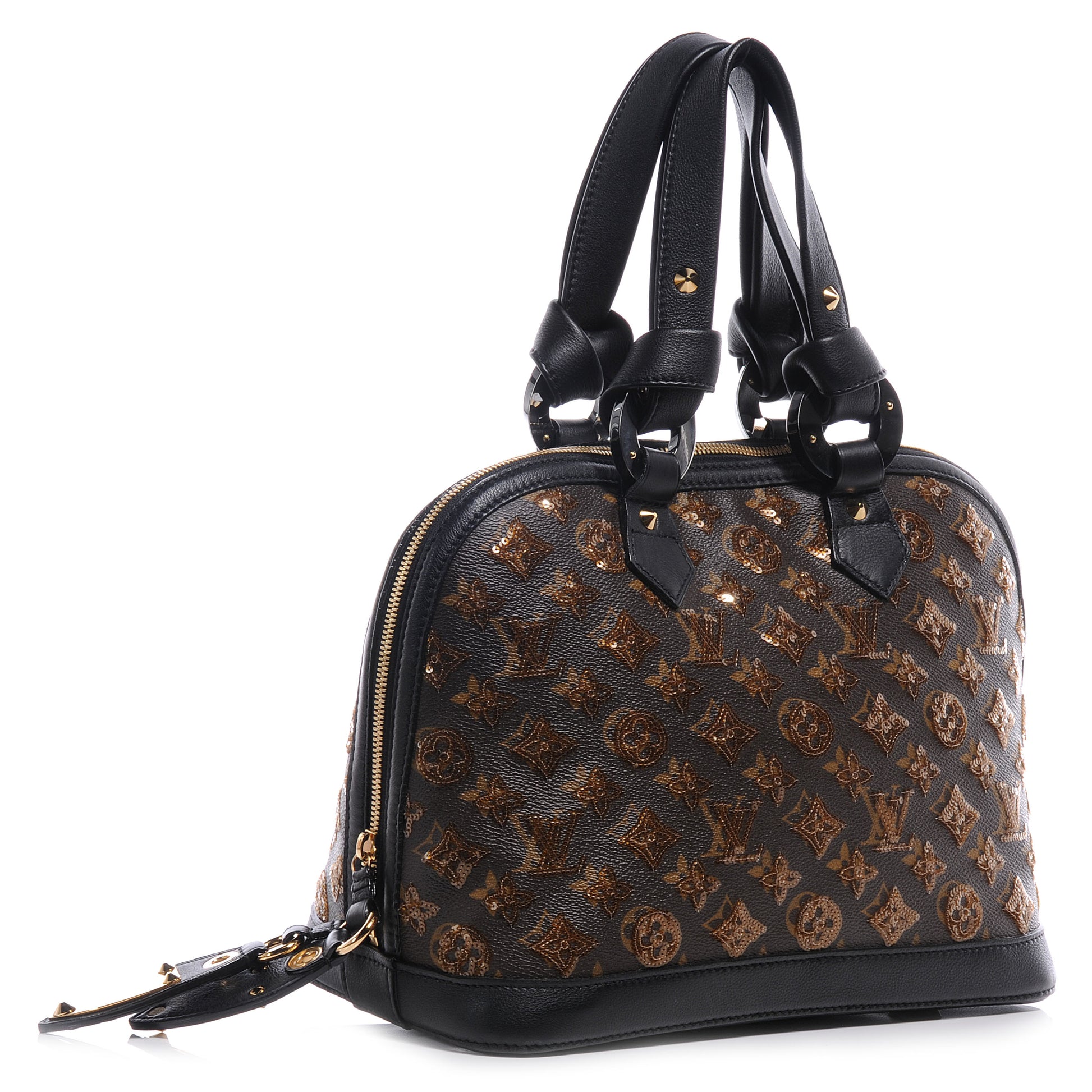 Louis Vuitton Monogram Sequins Eclipse Alma Black 3 of 7