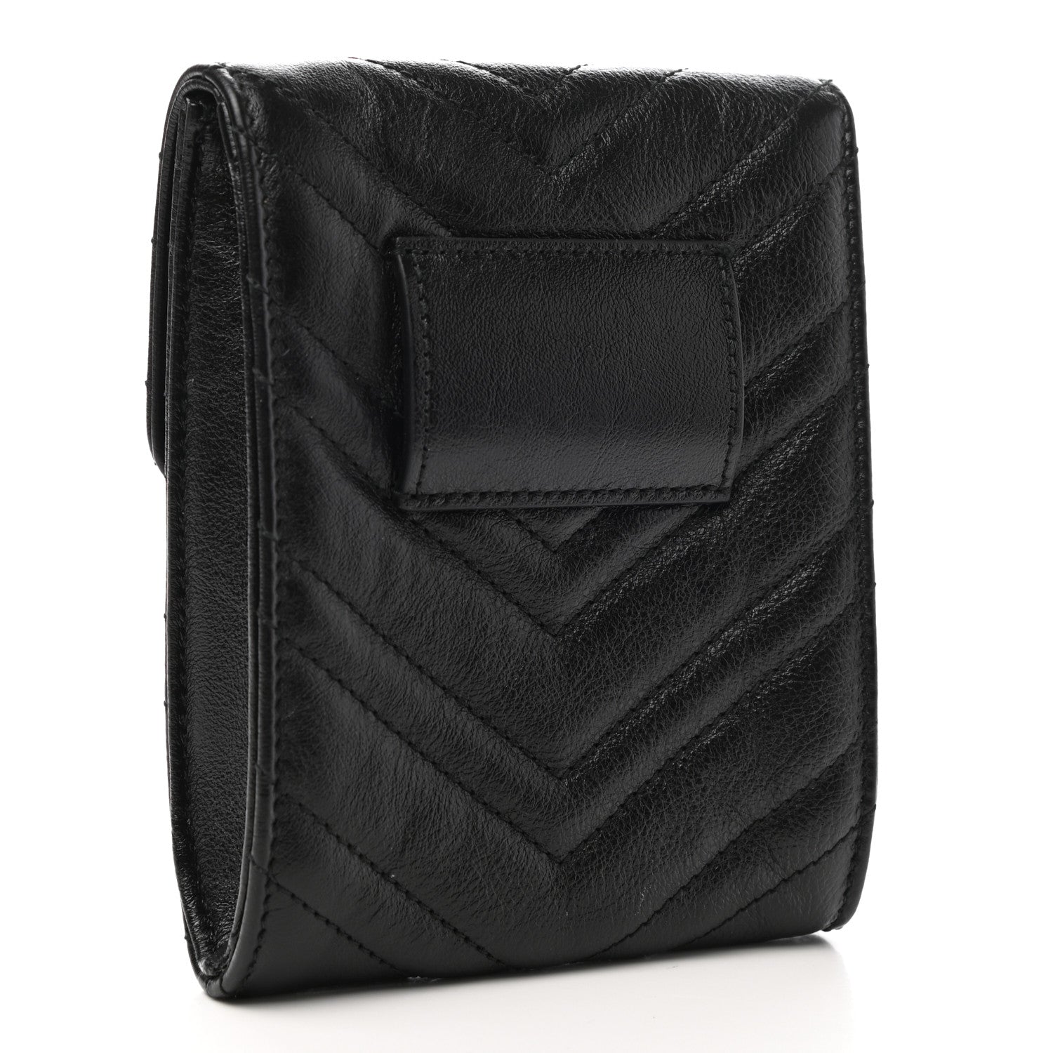 Gucci Calfskin Matelasse GG Marmont 2.0 Multi Belt Bag Pouch Black 3 of 10