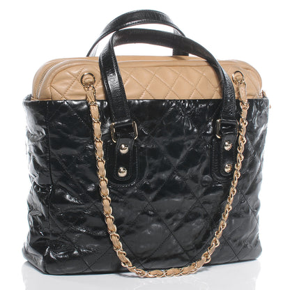 Chanel Glazed Crackled PORTOBELLO Black 3 of 7