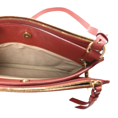 Chloe Calfskin Suede Mini Roy Bag Earthy Red 5 of 9