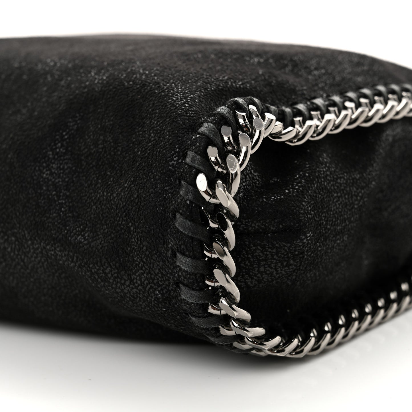 Shaggy Deer Small Falabella Tote Black