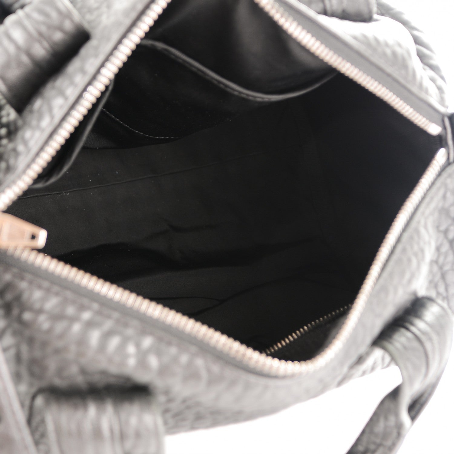 Alexander Wang Pebbled Lambskin Rocco Black Nickel Hardware 5 of 7