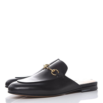 Gucci Calfskin Womens Princetown Slippers 37 Black 3 of 9