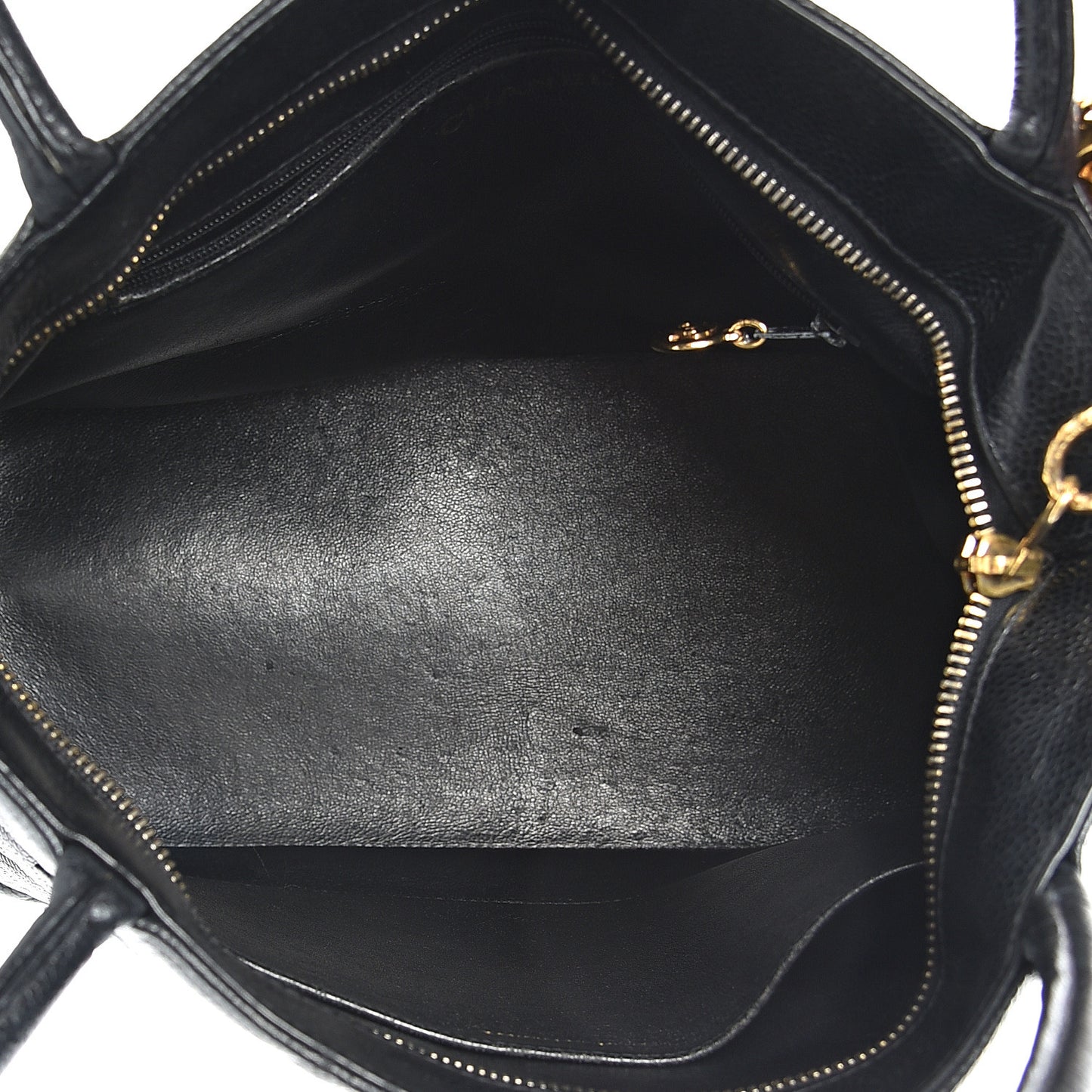 Caviar Quilted Medallion Tote Black