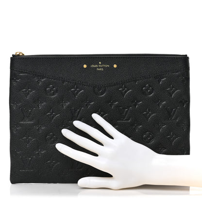 Louis Vuitton Empreinte Daily Pouch Black 2 of 6