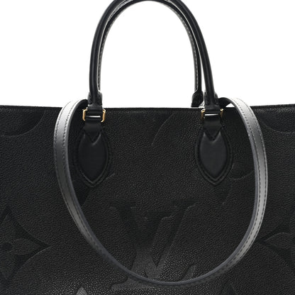 Louis Vuitton Empreinte Monogram Giant Onthego MM  Black 7 of 10