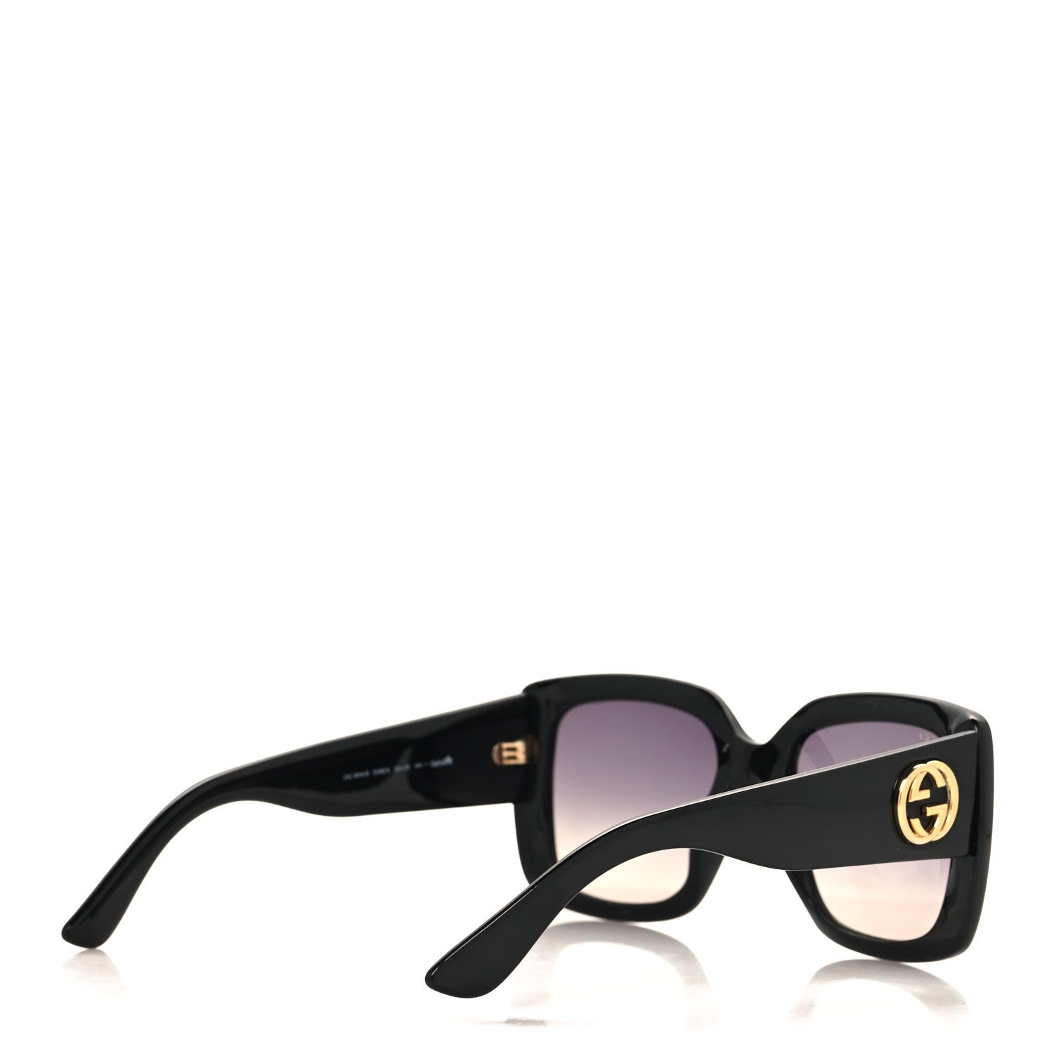 Gucci Acetate Square Frame Sunglasses GG3814S Black 4 of 7