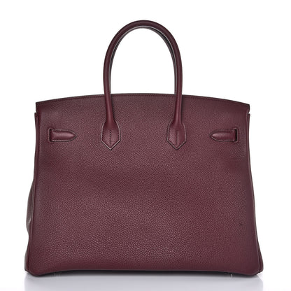 Hermes Togo Birkin 35 Bordeaux 3 of 33