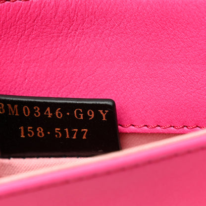 Fendi Vitello Flamingo Tube Wallet on Chain Fuchsia 7 of 10