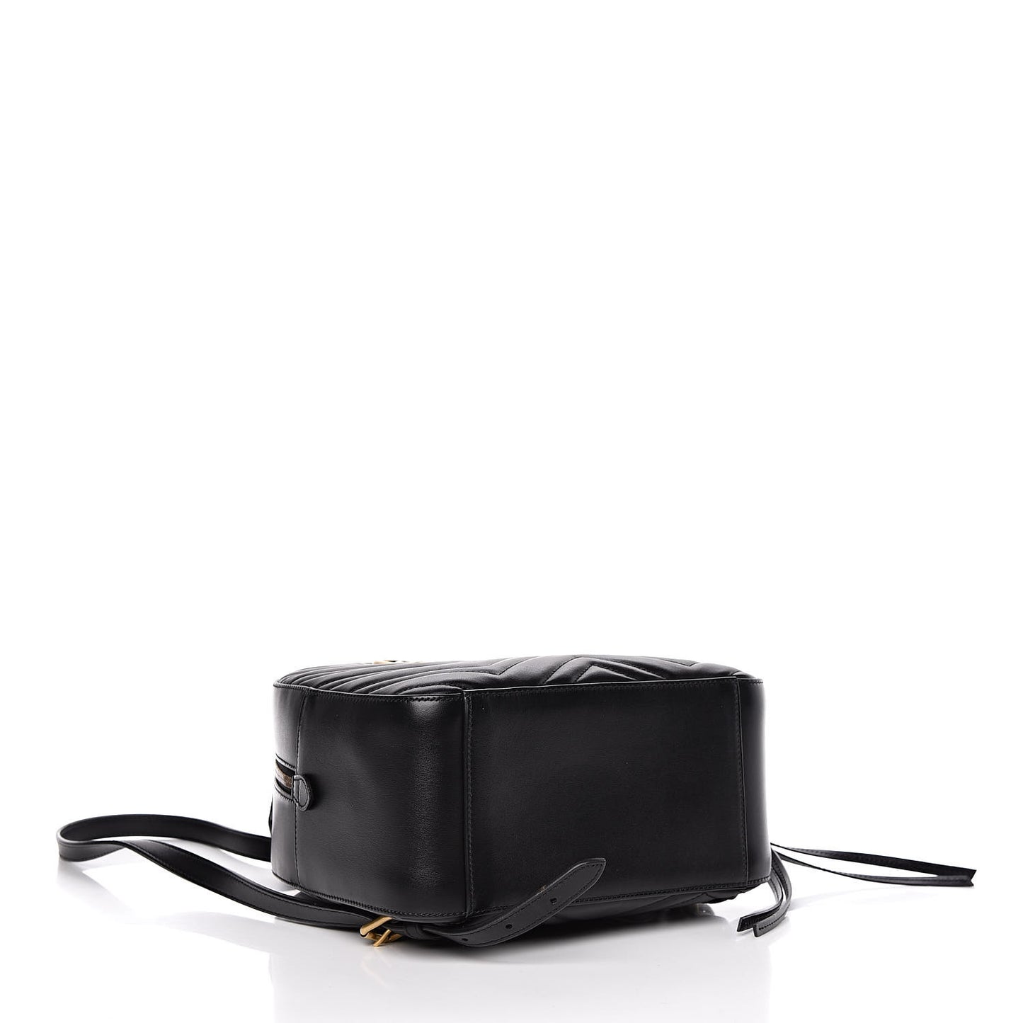 Calfskin Matelasse GG Marmont Backpack Black