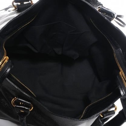 Balenciaga Chevre Metallic Edge Velo Black 5 of 9