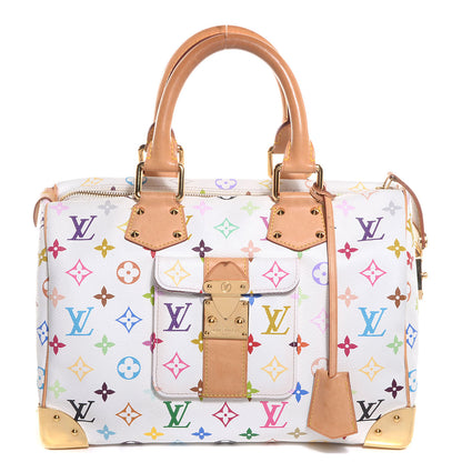 Louis Vuitton Monogram Multicolor Speedy 30 White 1 of 8