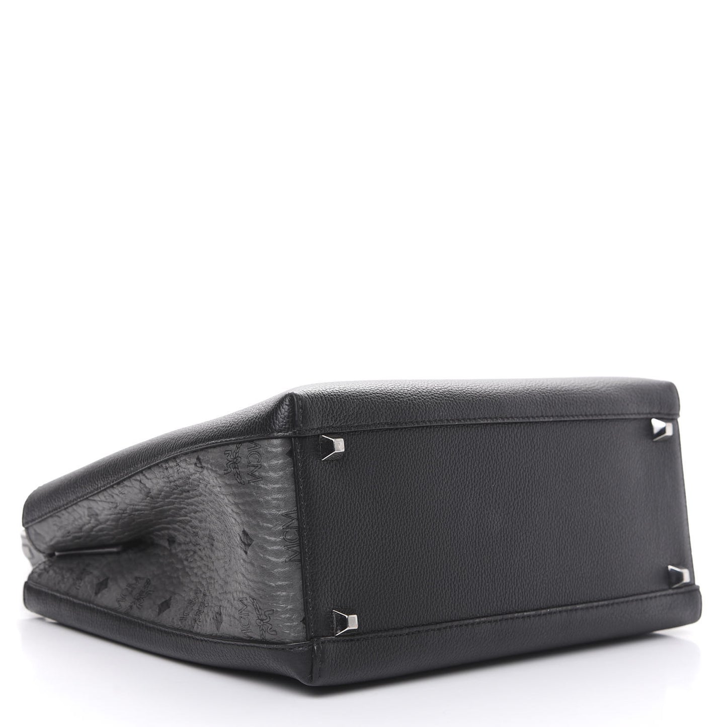 Grained Calfskin Visetos Medium Sarah Hobo Black