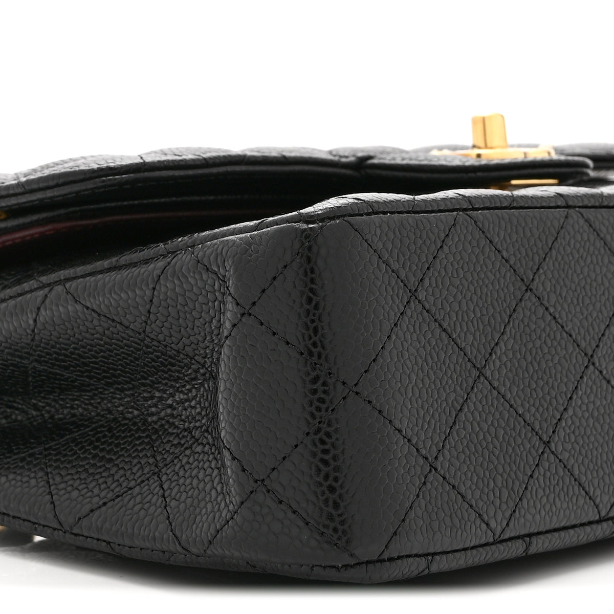 Chanel Caviar Quilted Small Double Flap Black 9 of 10