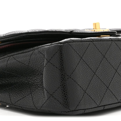 Chanel Caviar Quilted Small Double Flap Black 9 of 10