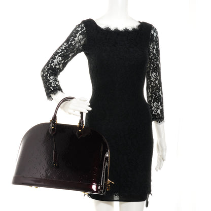 Louis Vuitton Vernis Alma GM Amarante 2 of 7