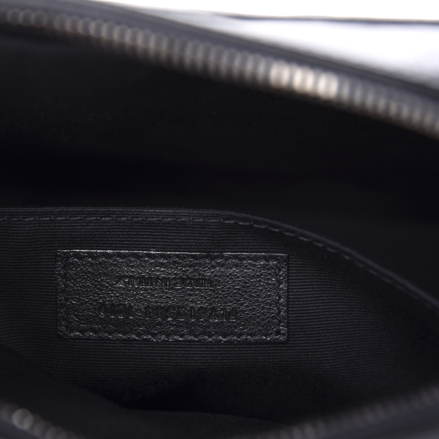 Saint Laurent Calfskin Matelasse Monogram Lou Camera Bag Black 9 of 10