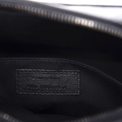 Saint Laurent Calfskin Matelasse Monogram Lou Camera Bag Black 9 of 10