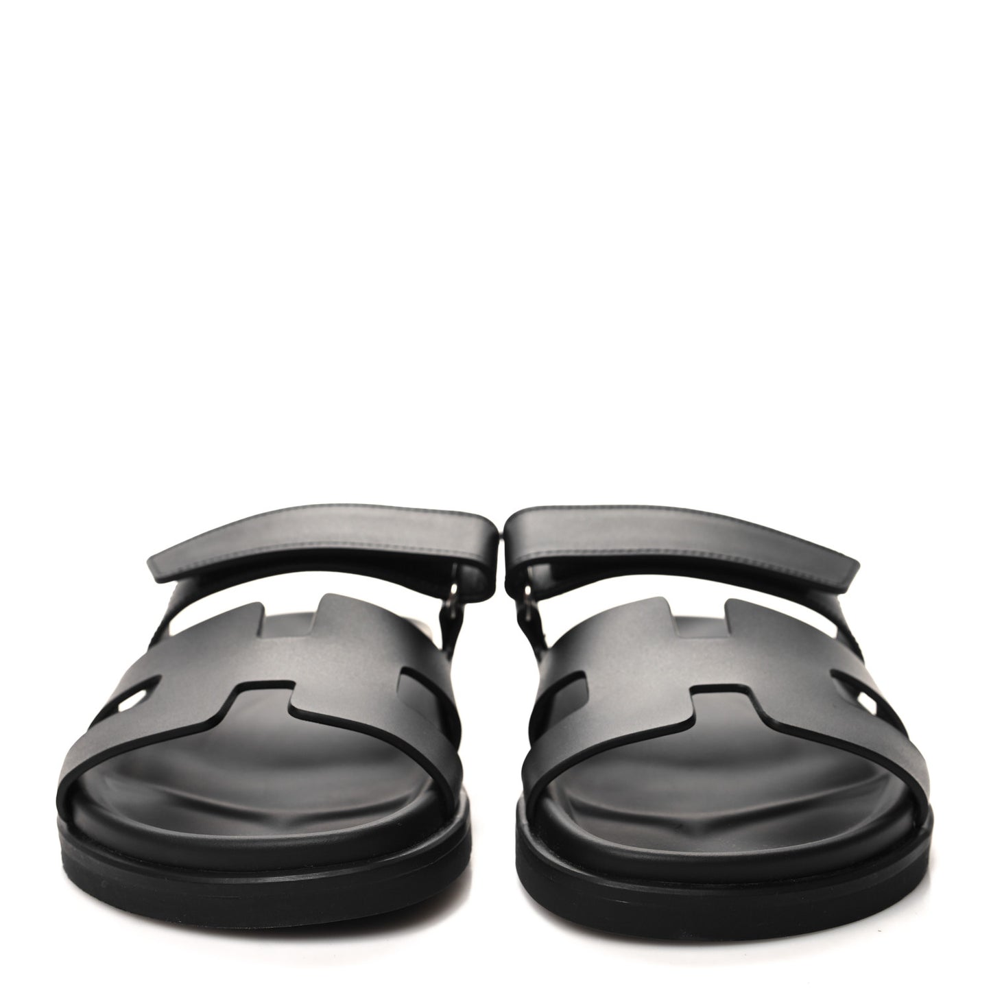 Calfskin Womens Chypre Sandals 37.5 Black