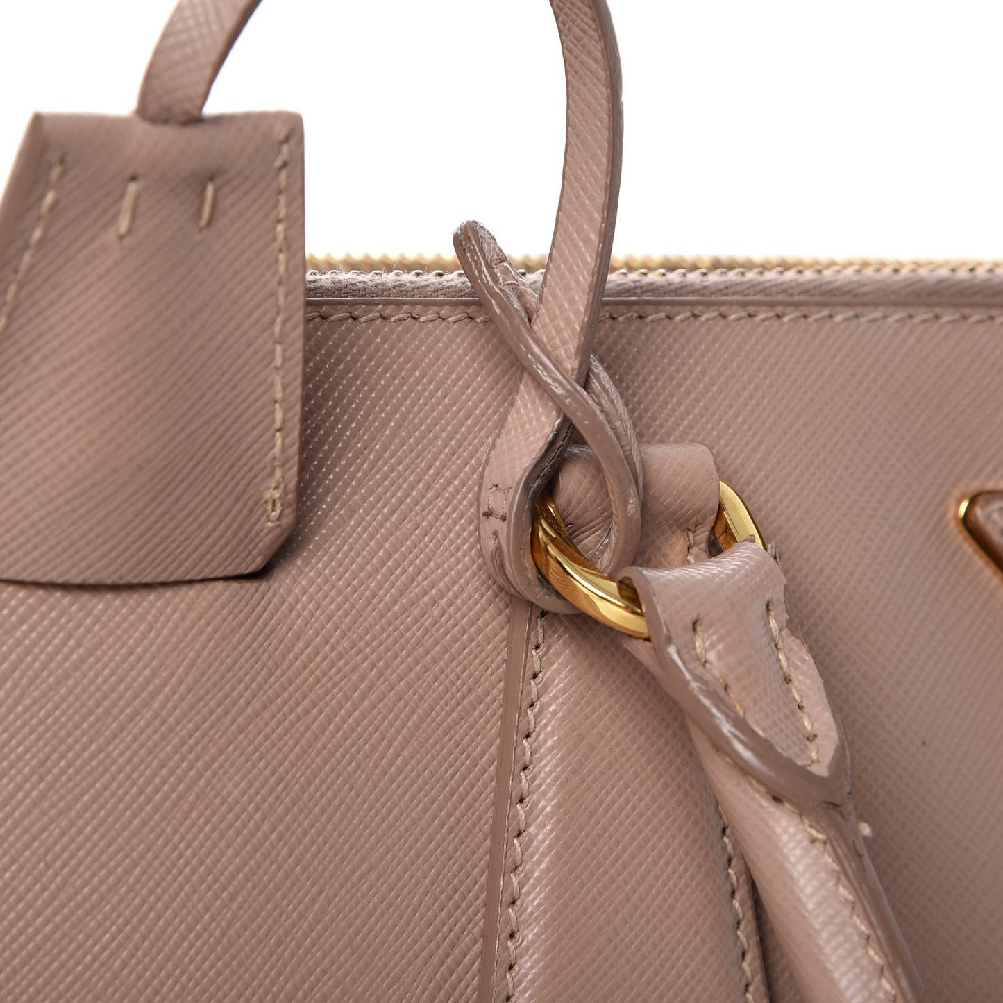 Saffiano Medium Galleria Double Zip Tote Cammeo