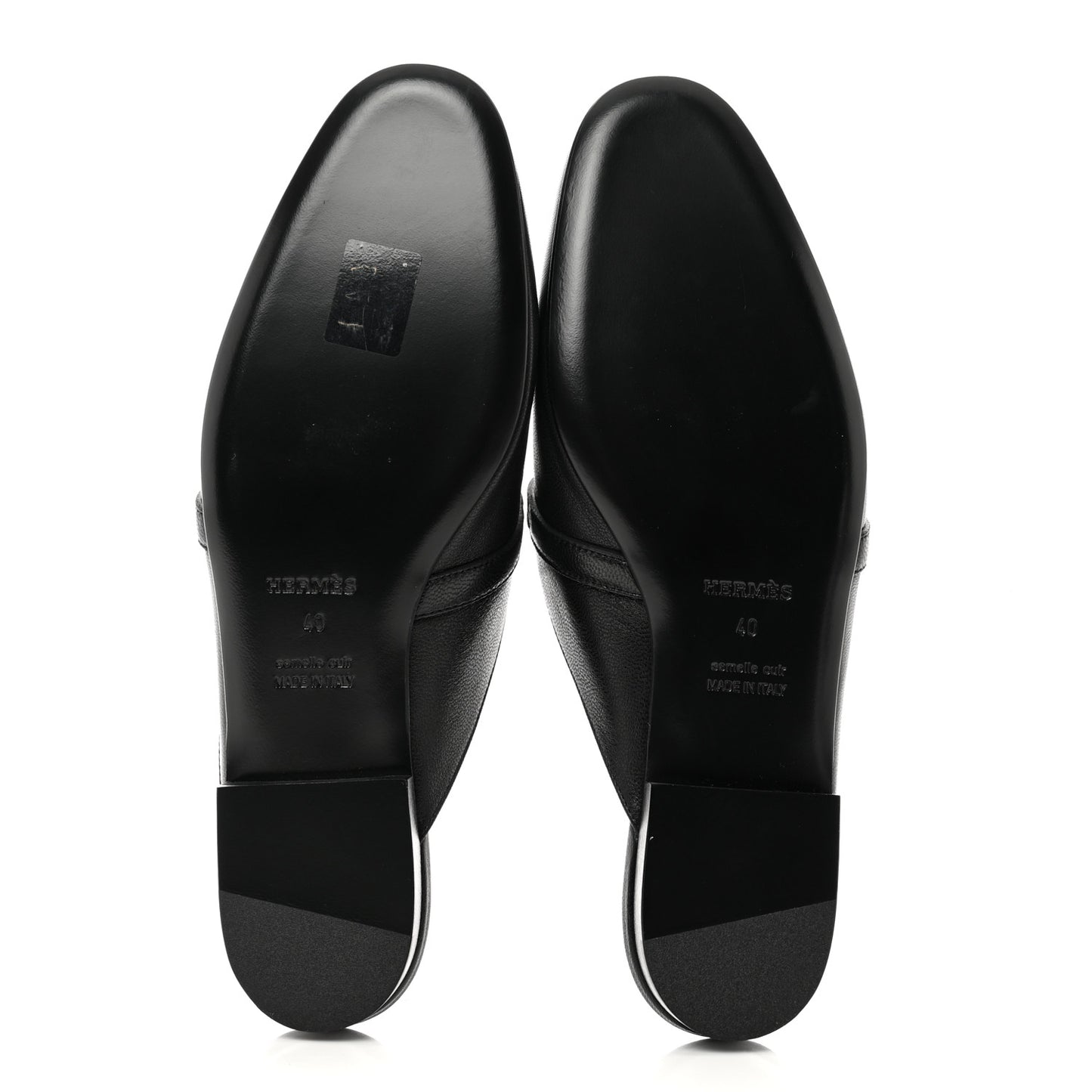 Goatskin Oz Mules 40 Black