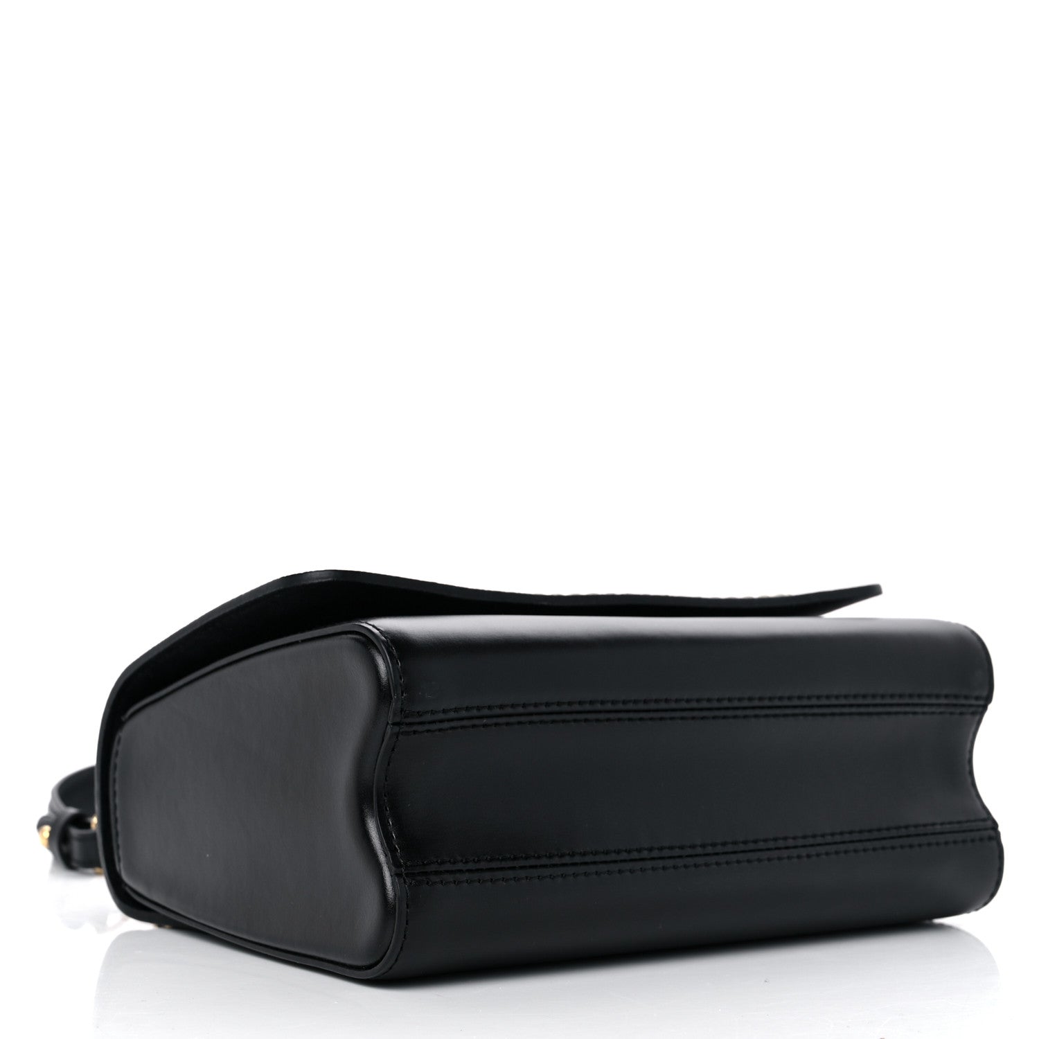 Louis Vuitton Calfskin Monogram Braided Twist Shoulder Bag MM Black 5 of 9
