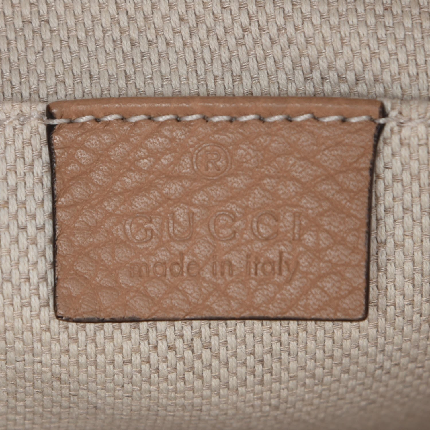 Gucci Pebbled Calfskin Small Soho Disco Bag Rose Beige 6 of 7