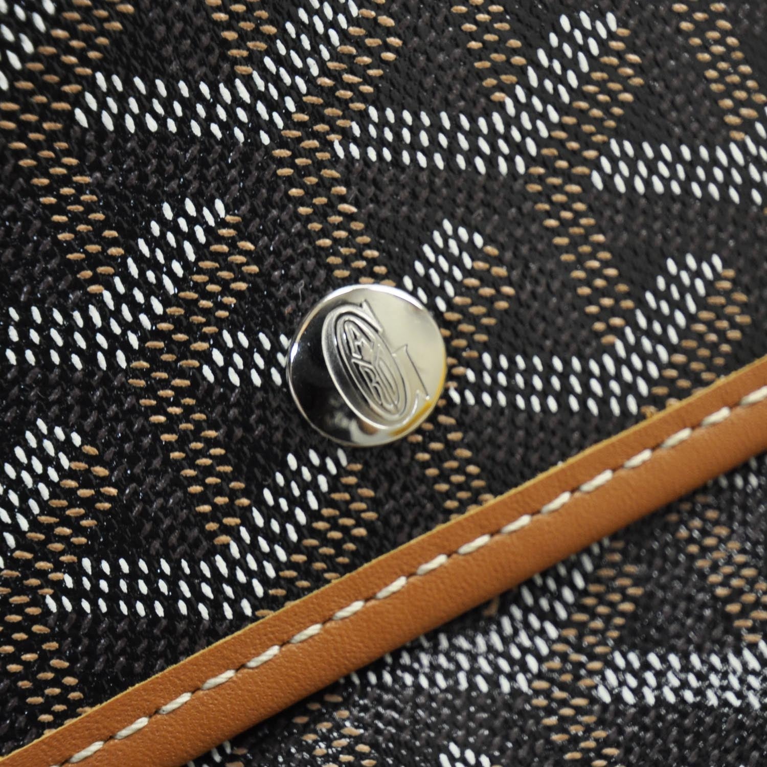 Goyard Goyardine Saint Louis GM Black Gold 10 of 13