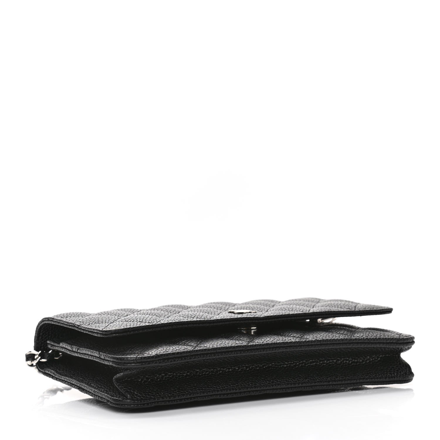 Chanel Caviar Quilted Wallet On Chain WOC Black 4 of 12