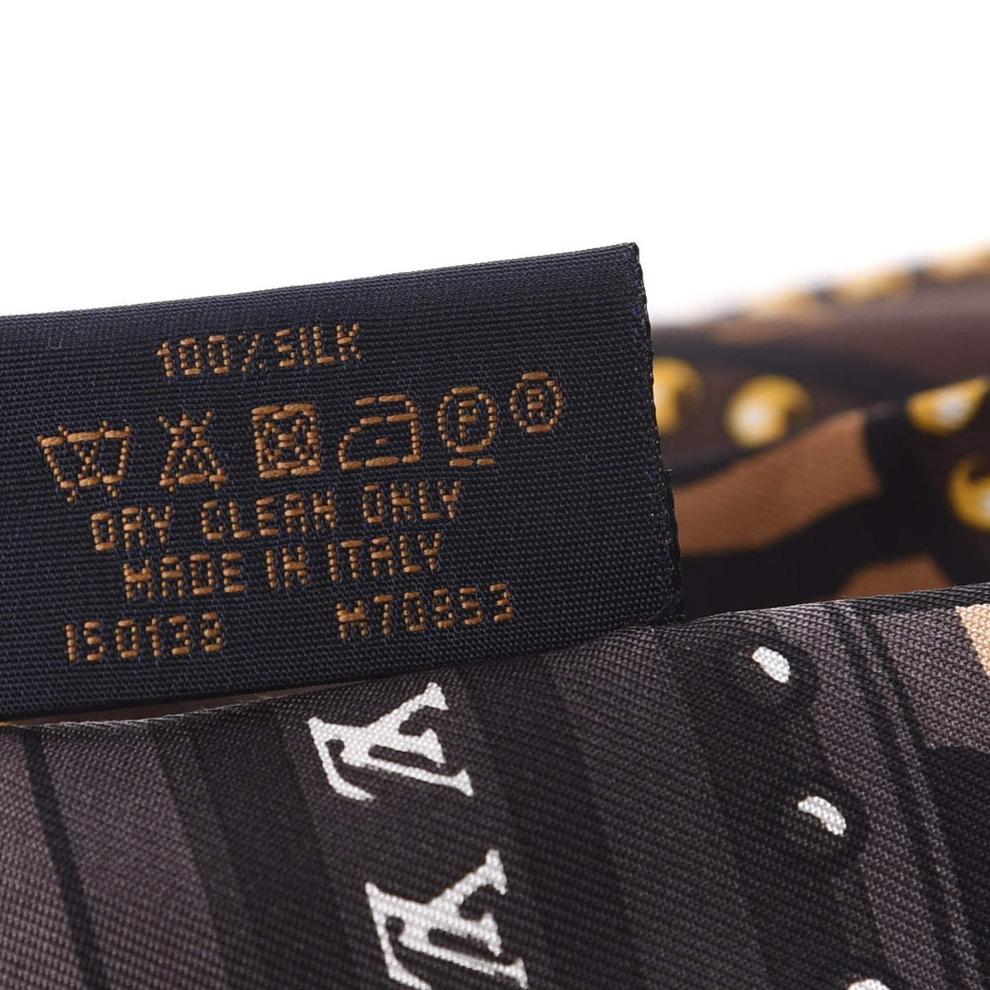 Silk Monogram LV World Bandeau Brown