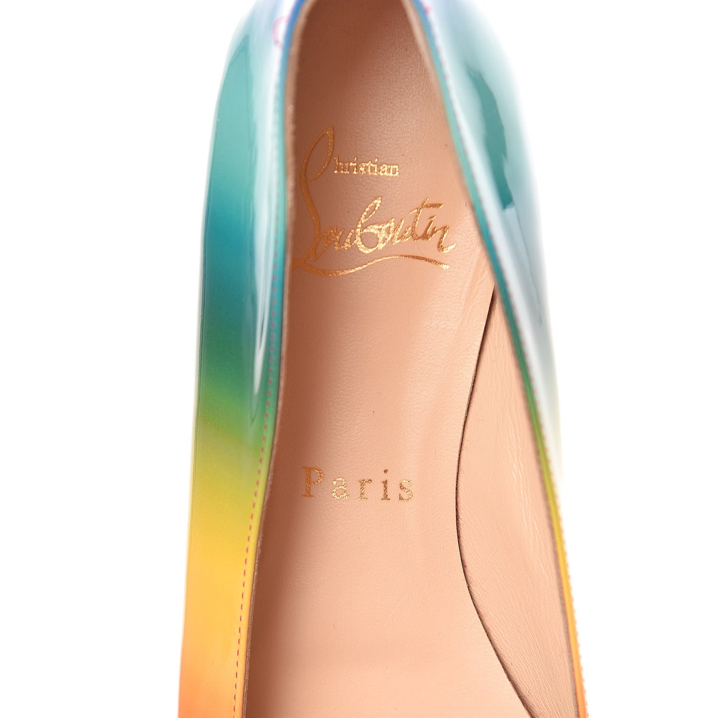 Patent Rainbow Ballalla Flats 37 Multicolor