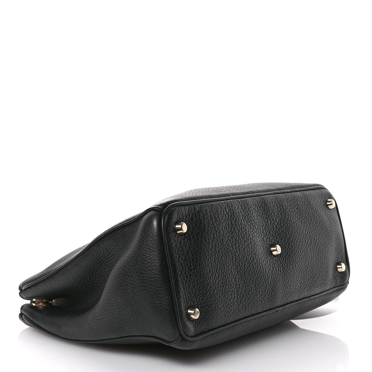 Christian Dior Bullcalf Medium Diorissimo Tote Black Rose Indien 5 of 12