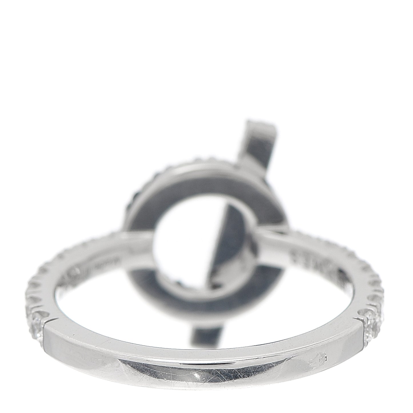 18K White Gold Diamond Finesse Ring 53 6.25