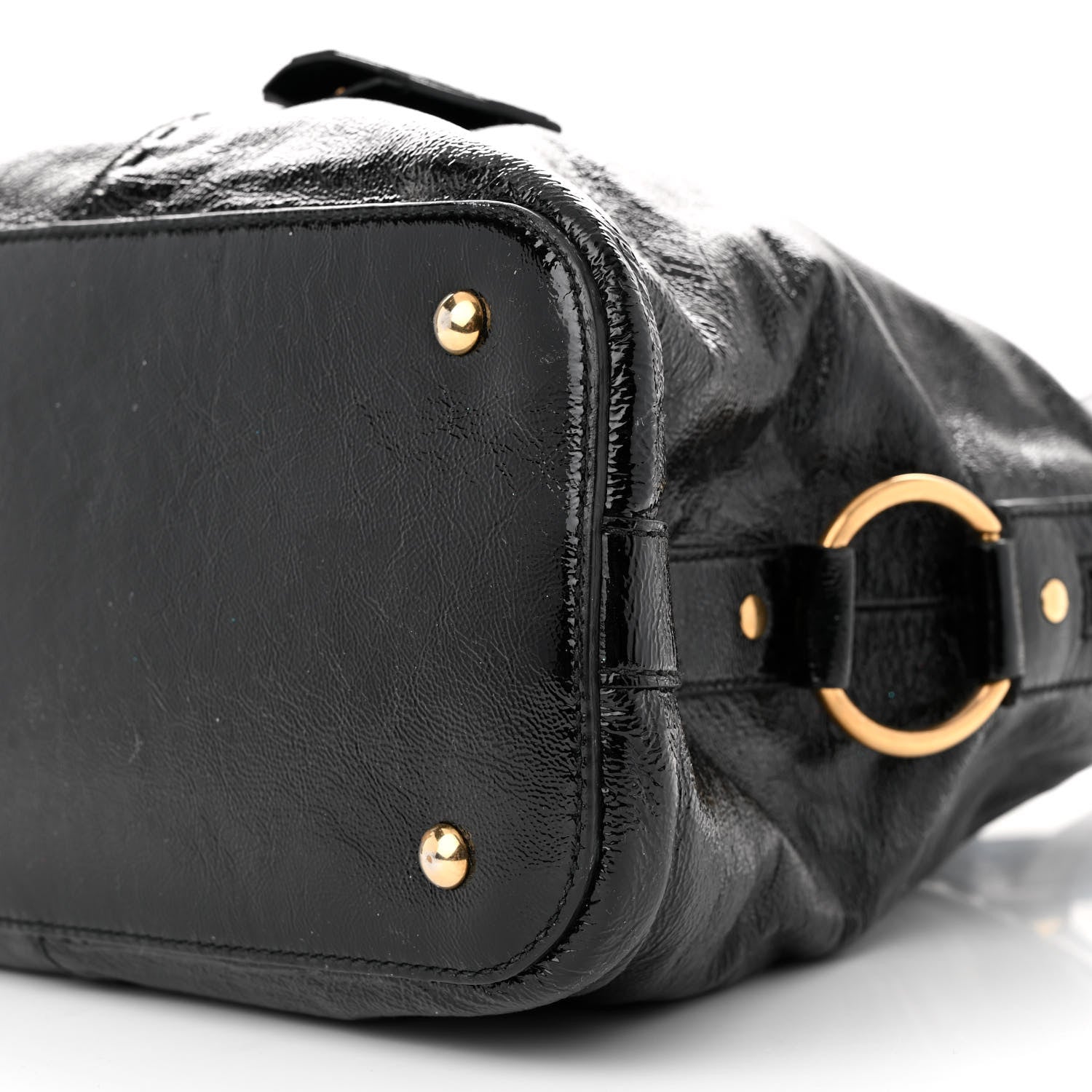 Saint Laurent Patent Oversized MUSE Black 10 of 13
