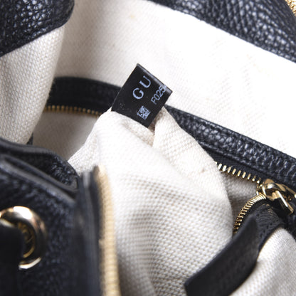 Gucci Pebbled Calfskin Large Soho Hobo Black 6 of 9