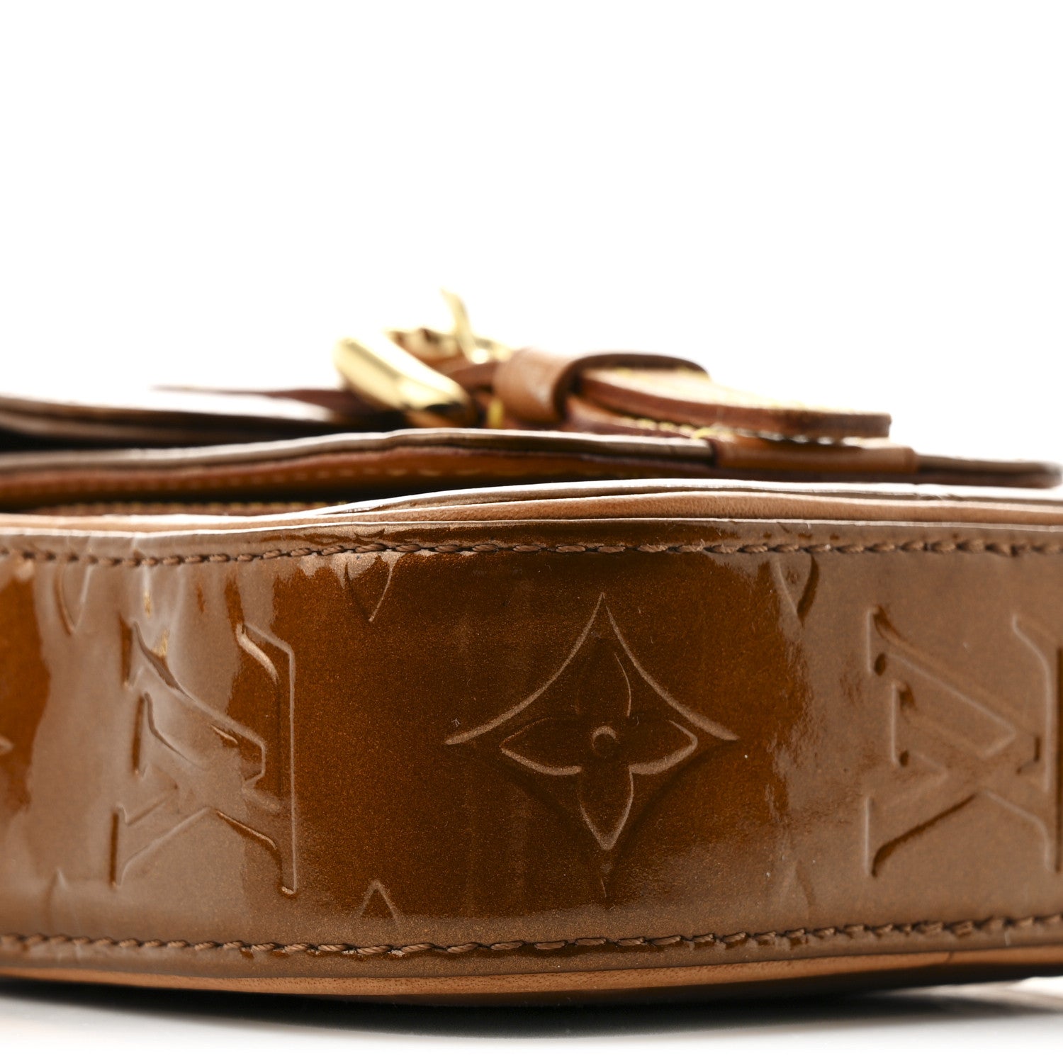 Louis Vuitton Vernis Christie PM Bronze 8 of 9